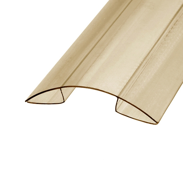 

Коньковый профиль Berolux 8-10x6000мм бронзовый шт