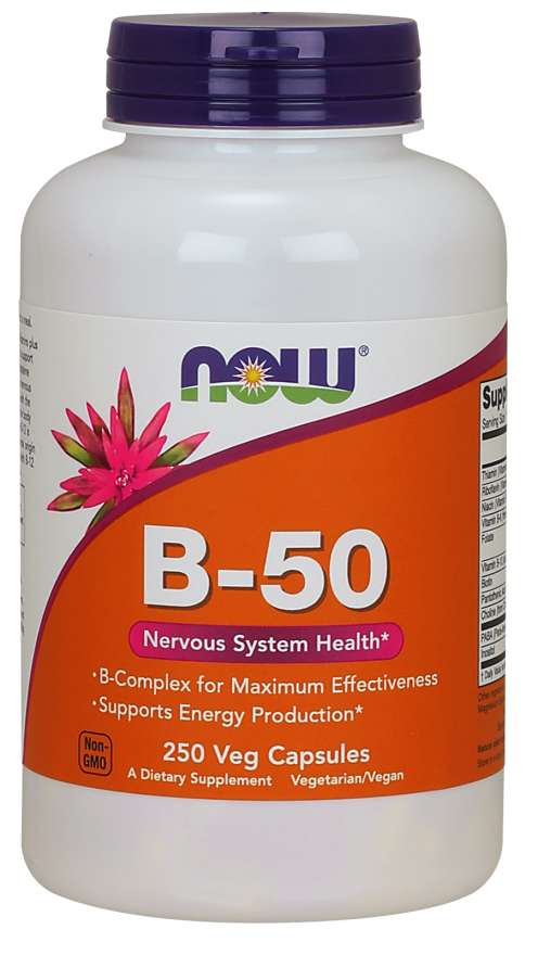 

Витамины NOW Vitamin B-50 mg 250 капс Без вкуса (2220f51)