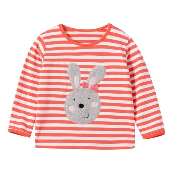 

Лонгслив для девочки Cute bunny Malwee (130) Красный
