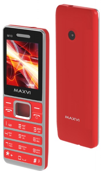 

Мобильный телефон Maxvi M10 Red