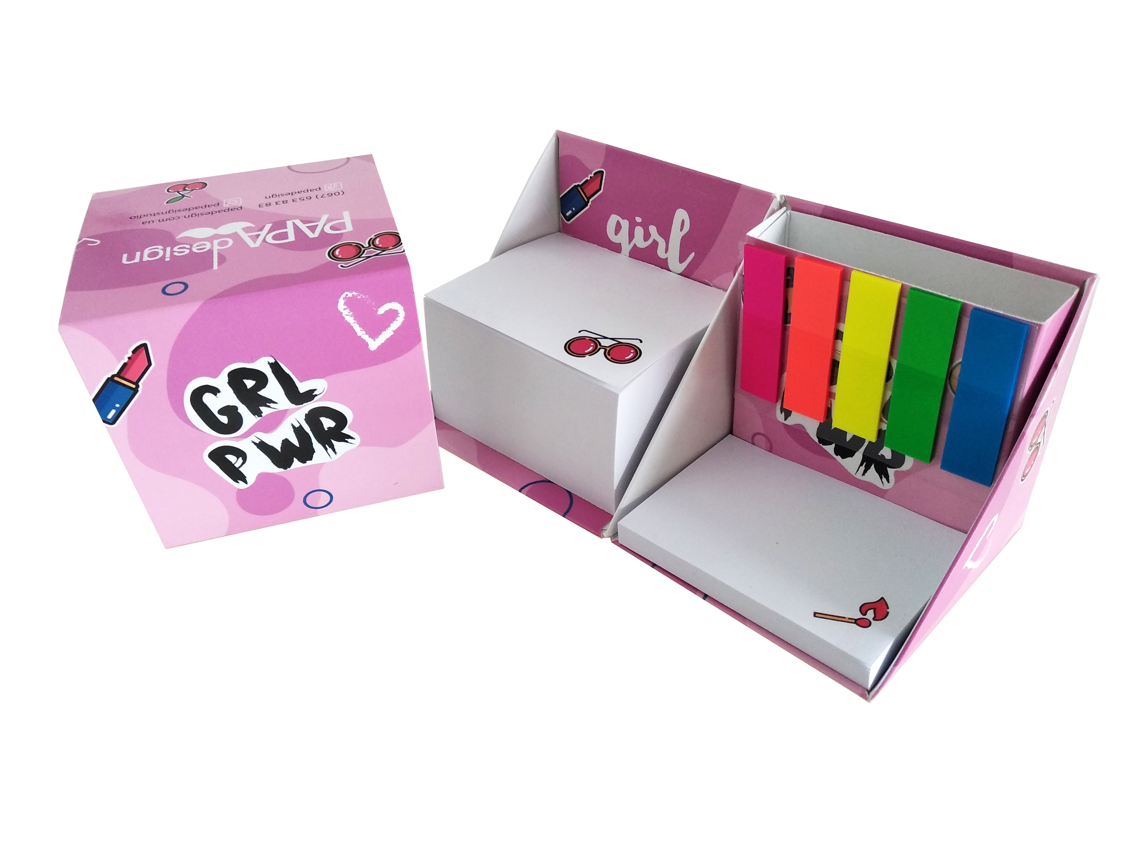 

Органайзер PAPAdesign Girl Boss 8х7,5 см розовый (PDK2901)