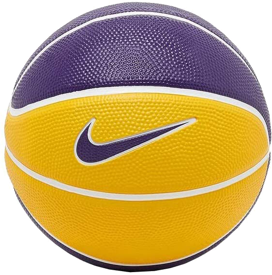 

Мяч баскетбольный Nike PLAYGROUND 4P L JAMES N.000.2784.728.07 Размер 7 Amarillo/White/White/Field purple (887791374714)