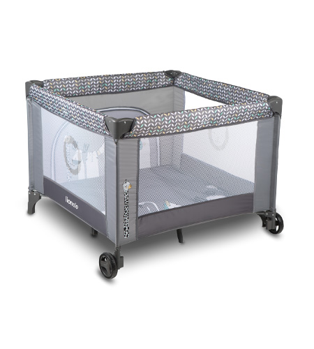 

Детский манеж Scandi Grey Sofie Lionelo LZ84216