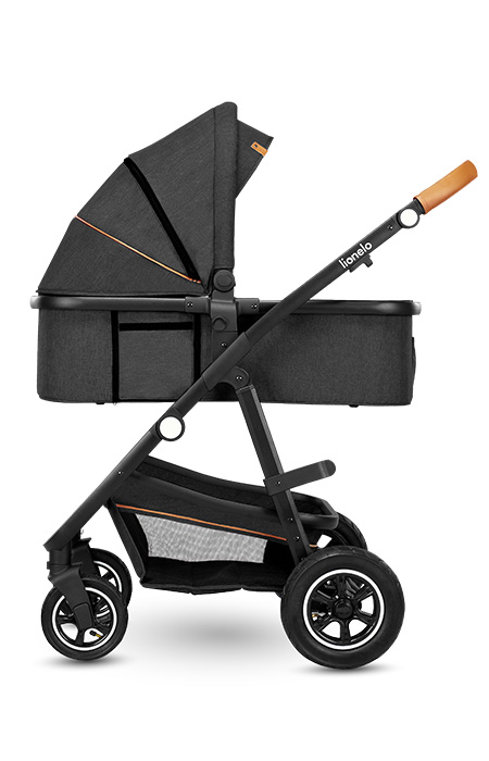 

Коляска универсальная 2в1 Graphite Amber Grey Lionelo LZ84341