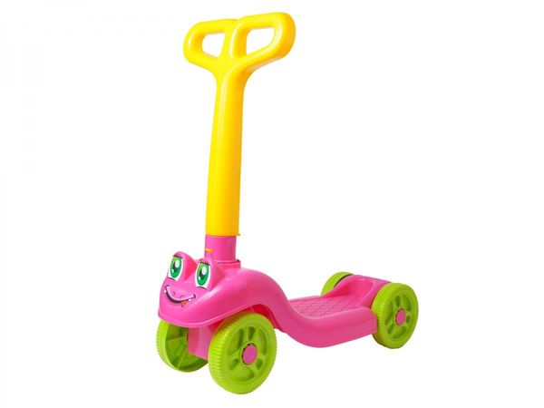 

Самокат Technok розовый с желтым (3657)