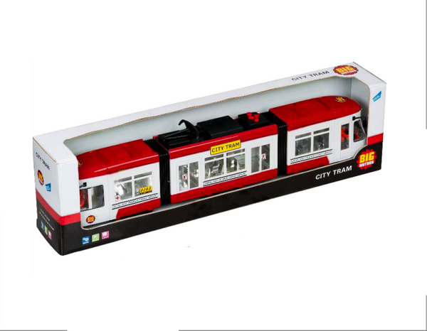 

Игрушка Big Motors "Городской трамвай" красный (1258-2)