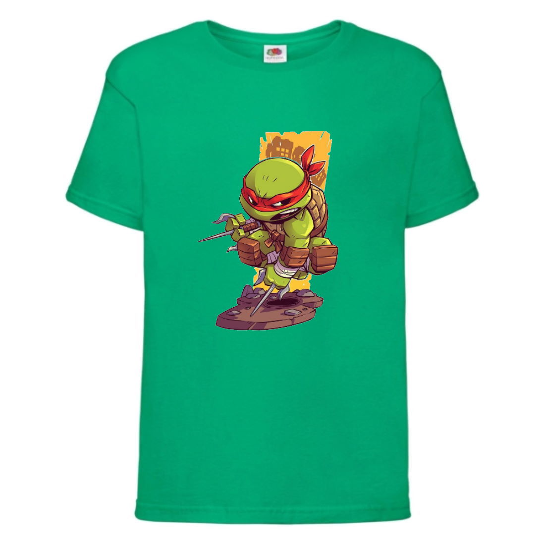 

Футболка детская Черепашки Ниндзя 0016 (Ninja Turtles) зеленая (NTS grn 0016) 104 см