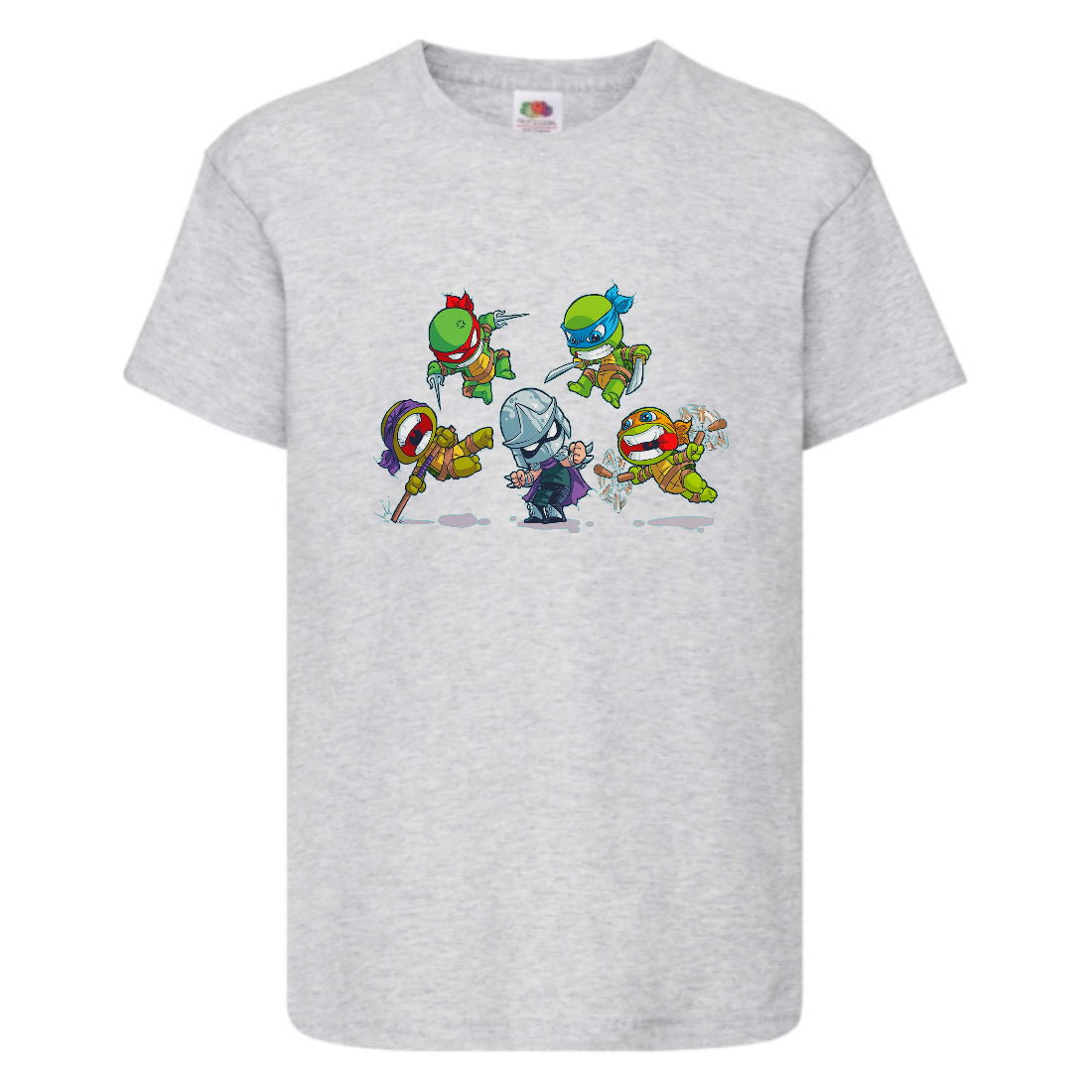 

Футболка детская Черепашки Ниндзя 0024 (Ninja Turtles) серая (NTS gry 0024) 104 см