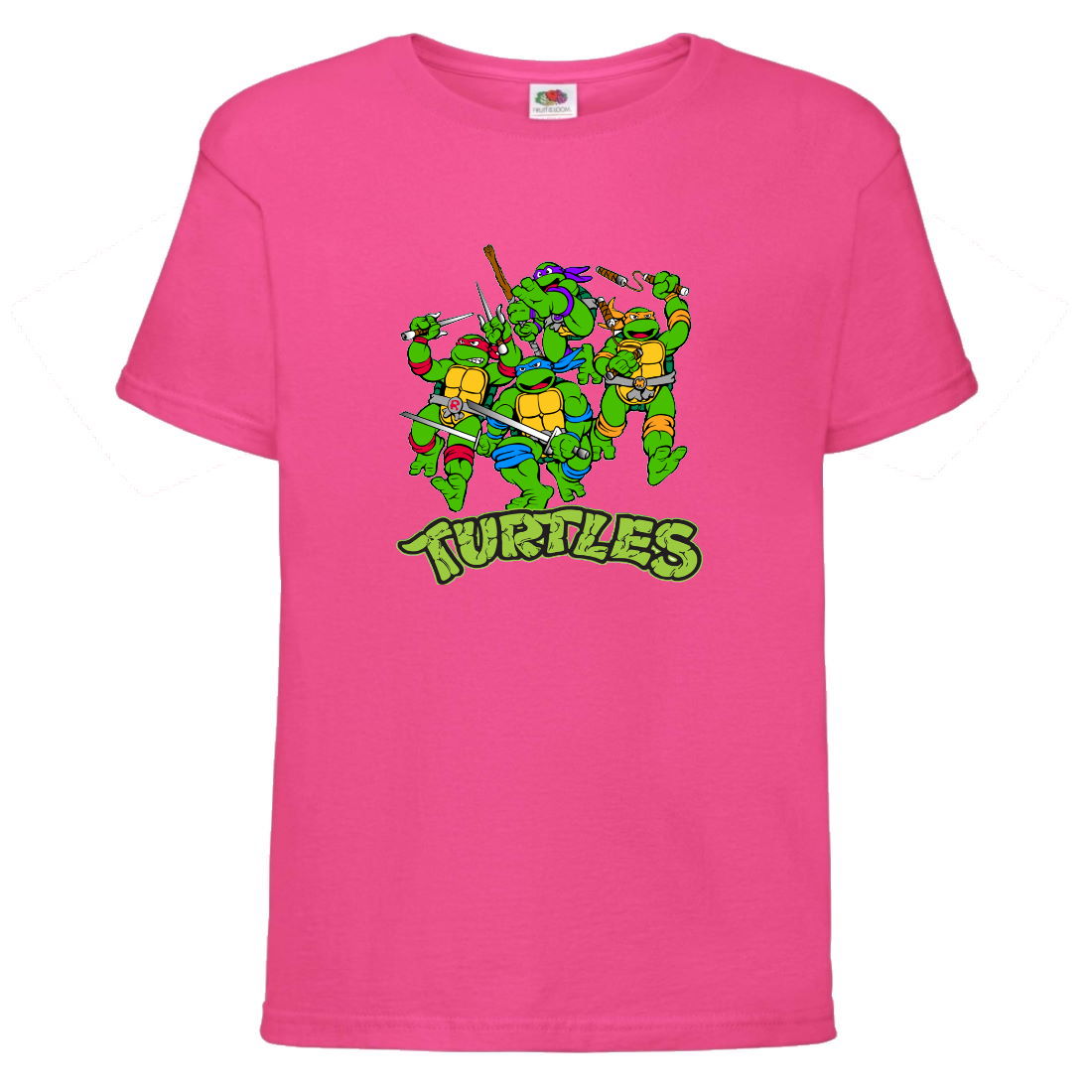 

Футболка детская Черепашки Ниндзя 006 (Ninja Turtles) розовая (NTS pnc 006) 104 см
