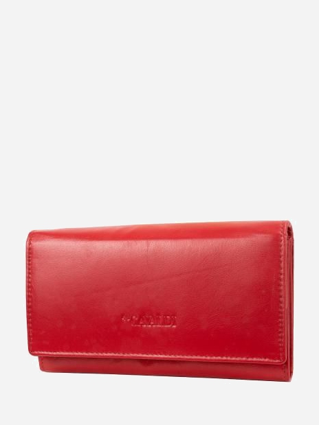 

Женский кошелек кожаный 4U Cavaldi DNK-RD-08-GCL-red Красный