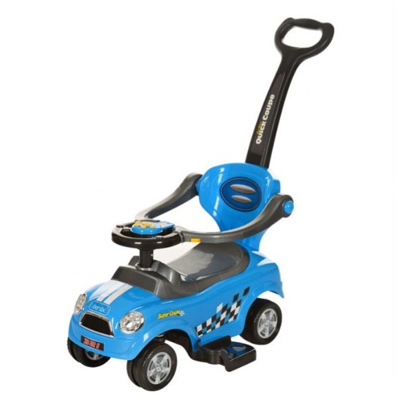 

Машинка Kаталка с толкателем Bambi Z 321-12 с 12 месяцев до 3-х лет (23839) Синий