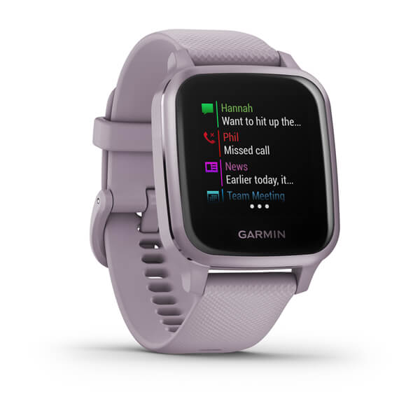 

Смарт годинник Garmin Venu Sq Metallic Orchid Aluminum Bezel with Case Orchid