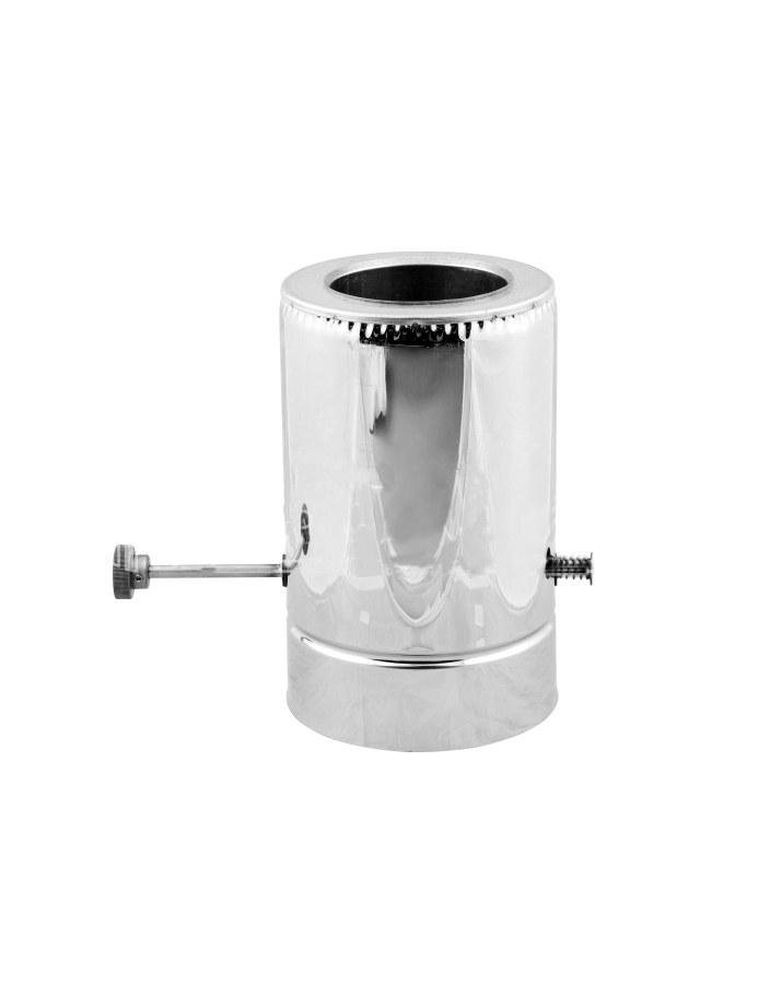 

Дымоходная кагла двустенная Stalar Sauna (Premium thermo AISI 321) нерж/нерж - диаметр Ø130/230, толщина 1 мм