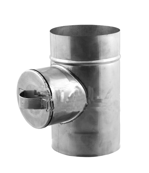 

Дымоходная ревизия опорная одностенная Stalar (Premium mono AISI 321) - диаметр Ø400, толщина 1 мм (st102 )