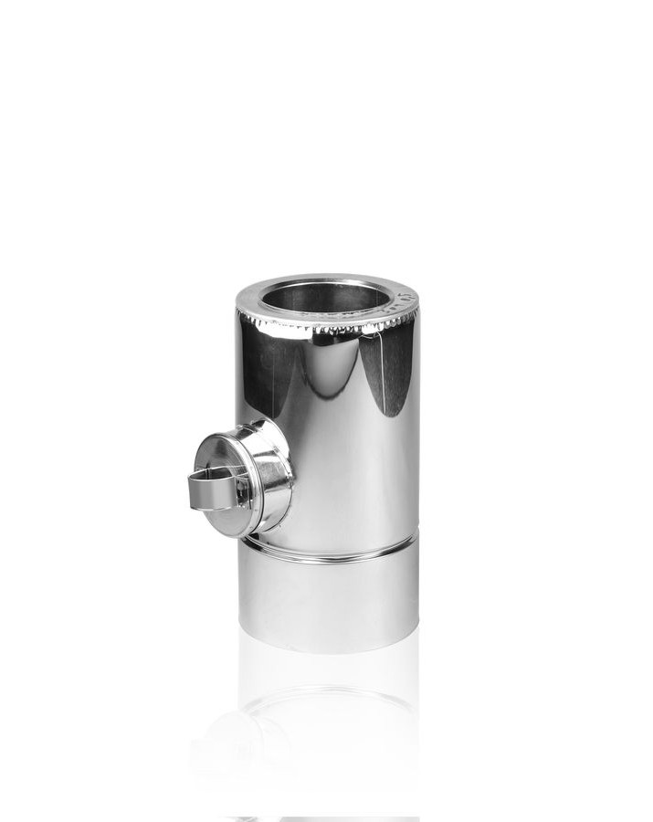 

Дымоходная ревизия двустенная Stalar (Standart thermo AISI 304) нерж/нерж - диаметр Ø150/220, толщина 0,8 мм