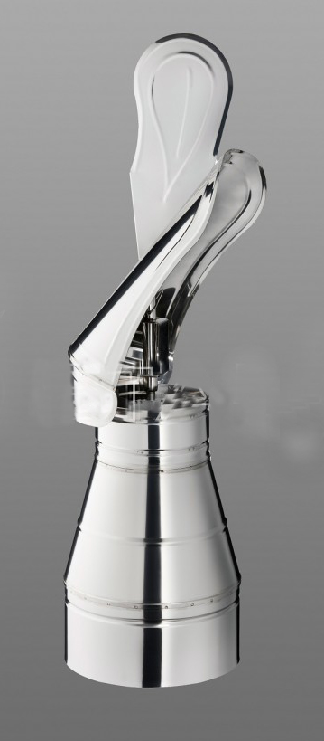 

Дымоходный флюгер двустенный Stalar (Standert thermo AISI 304) - диаметр Ø160/220, толщина 0,5 мм