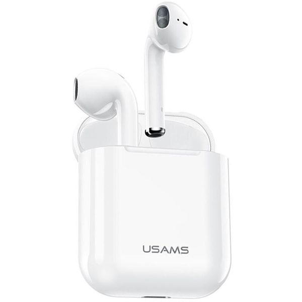 

Stereo Bluetooth Headset Usams LQ Series Bluetooth 5.0 White (US-LQ001)