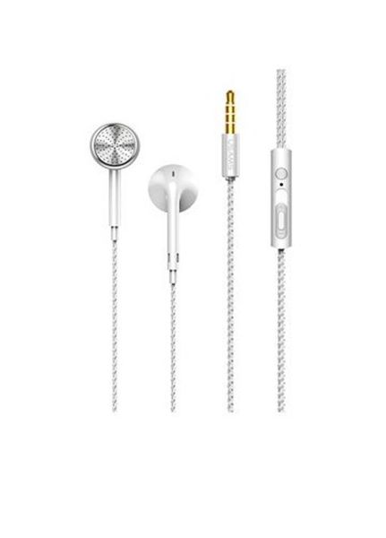 

Наушники вкладыши Usams EP-20 3.5 Jack с микрофоном серые Silver