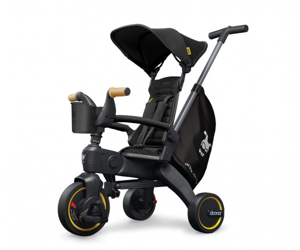 

Велосипед трехколесный Liki Trike S5 c подстаканником Nitro black