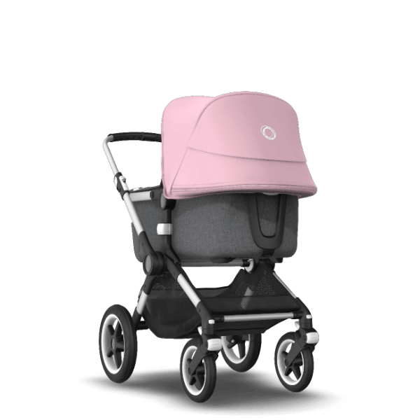 

Коляска Bugaboo Fox 2, Alu, Grey melange, Soft pink цвет