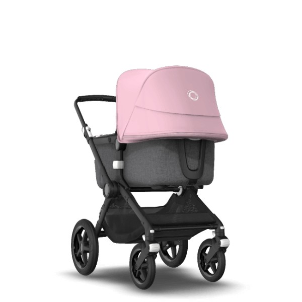 

Коляска Bugaboo Fox 2, Black, Grey melange, Soft pink цвет