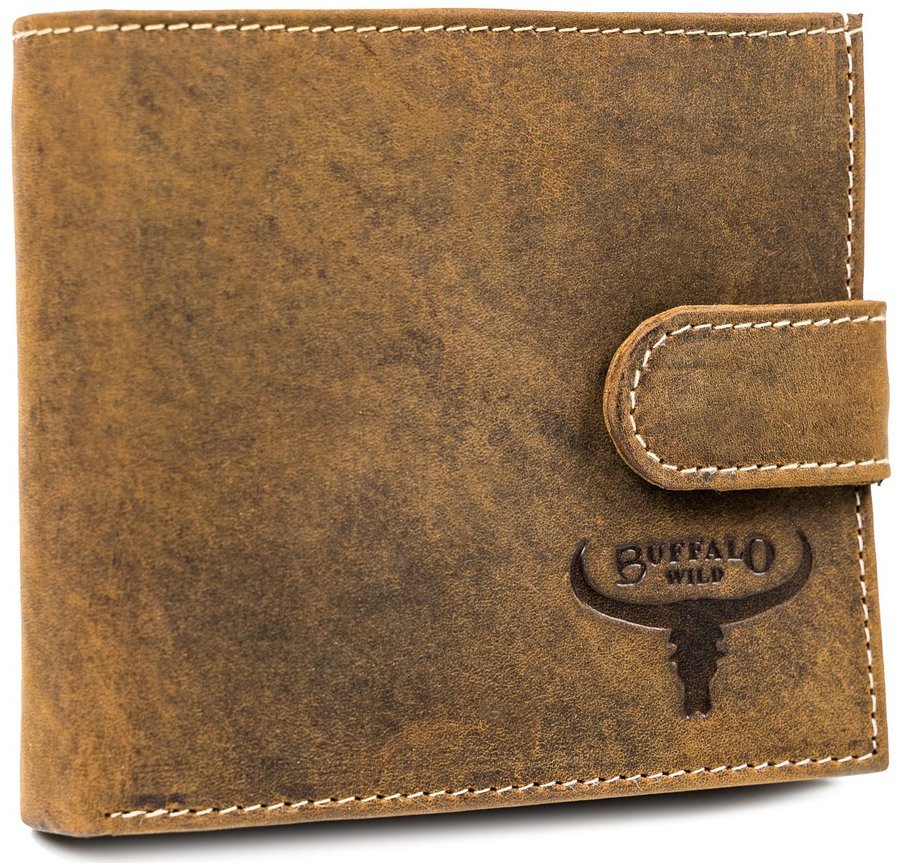 

Кошелек мужской Buffalo Wild RM-01L-HBW TAN