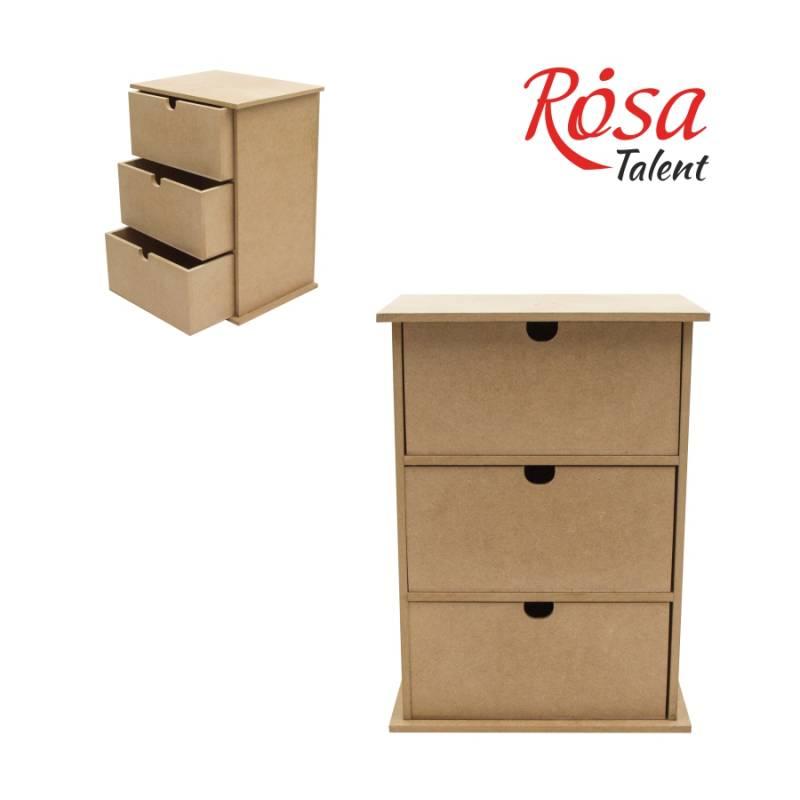 

Комод Rosa 22х12х30см МДФ 3 шухляды (4820149905891)