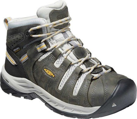 

Женские ботинки KEEN Utility Flint II Mid Waterproof Steel Toe Boot Magnet/Vapor Water Resistant Leather/Mesh 38.5