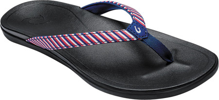 

Женские вьетнамки, сланцы OluKai Ho'opio Flip-Flop Red/Stripe Synthetic 37