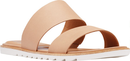 

Женские шлепанцы Sorel Ella II Flat Slide Honest Beige Full Grain Leather 40