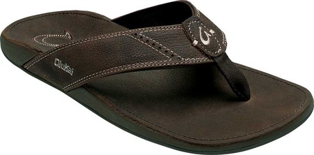 

Мужские вьетнамки, сланцы OluKai Nui Flip Flop Island Salt/Island Salt Full Grain Leather 43