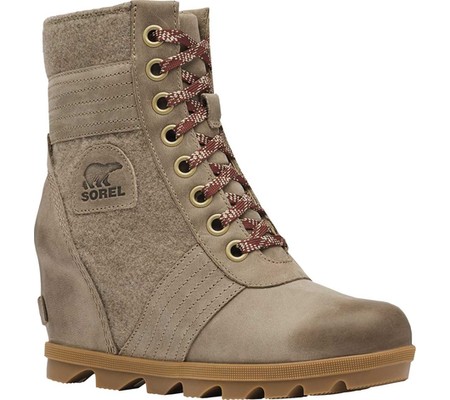 

Женские ботильоны Sorel Lexie Wedge Ankle Boot Khaki II Waterproof Leather/Canvas 37.5