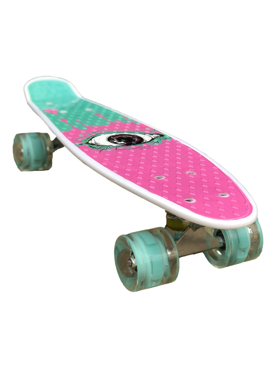 

Скейт Пенни Борд Penny My Go Board 040 со светящимися колесами Pink-Blue