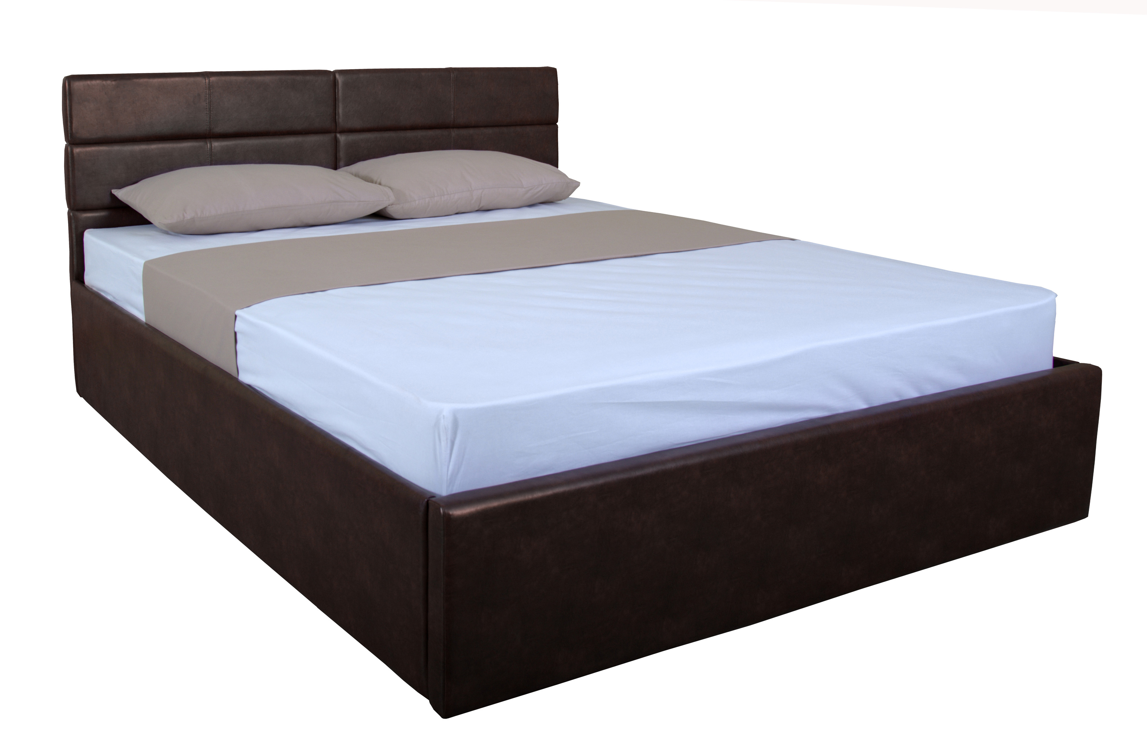 

Кровать MELBI Джесика Двуспальная 160х190 см с подъемным механизмом Коричневый (KS-022-02-3кор)