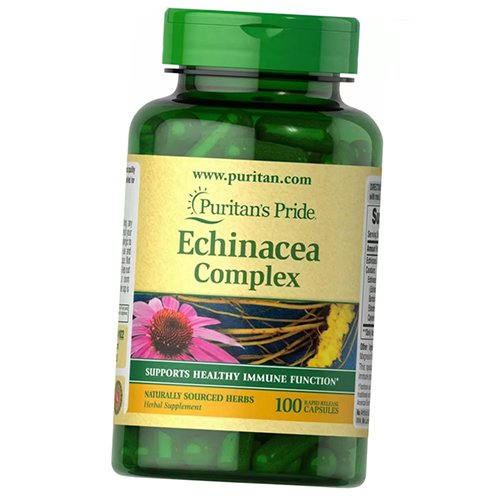 

Эхинацея Комплекс, Echinacea Complex, Puritan's Pride 100капс (71367044)