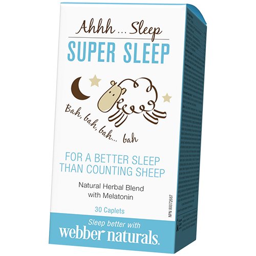 

Витамины от бессонницы, Super Sleep, Webber Naturals 30каплет (72485007)