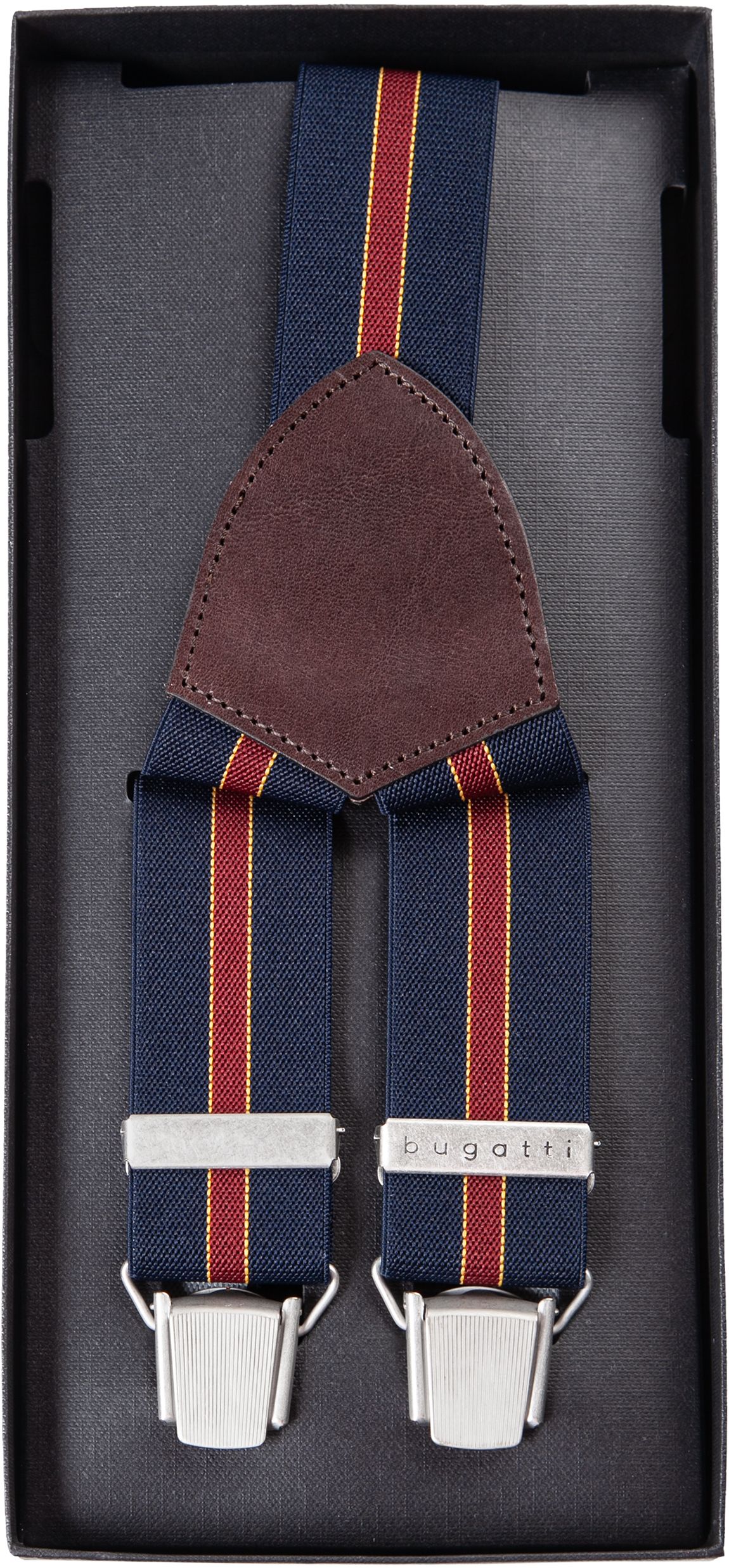 

Мужские подтяжки Bugatti One Size Оранжевый + синий + кремовый 6730-12