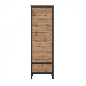 

Стелаж закрытый MEBELBOS LOFT 192.5 х 62 х 38.5 см дуб wotan/черный LOFT1d1sRegal