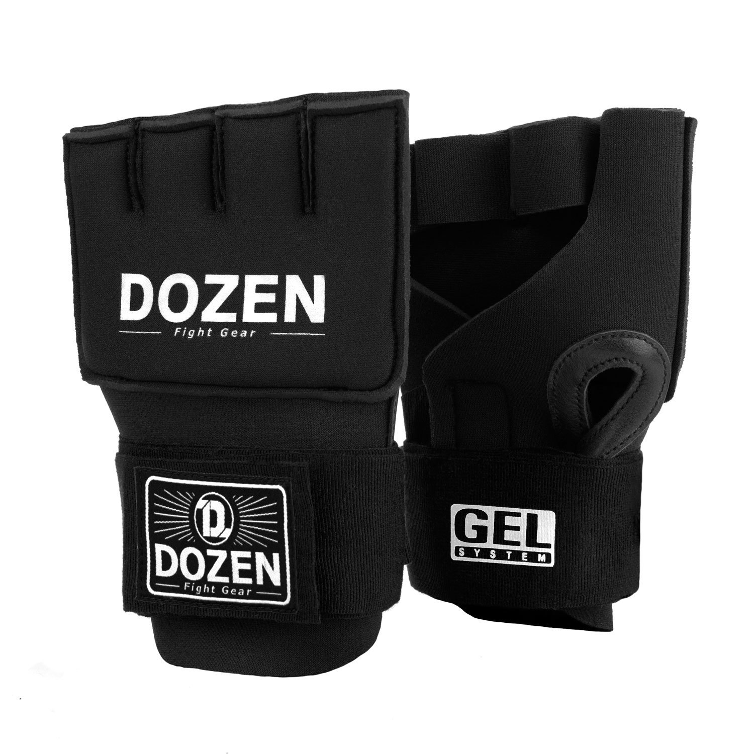 

Быстрые бинты Dozen Prime Gel Inner Speed Wraps размер L/XL Черно-белые DZN-HW210221