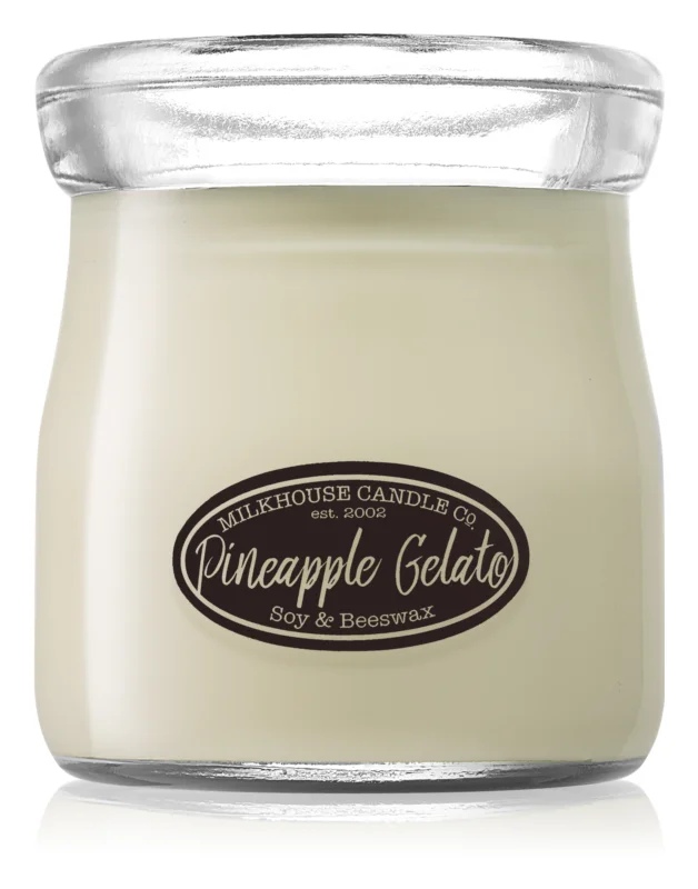 

Milkhouse Candle Co. Creamery Pineapple Gelato ароматизована свічка 142 гр Cream Jar