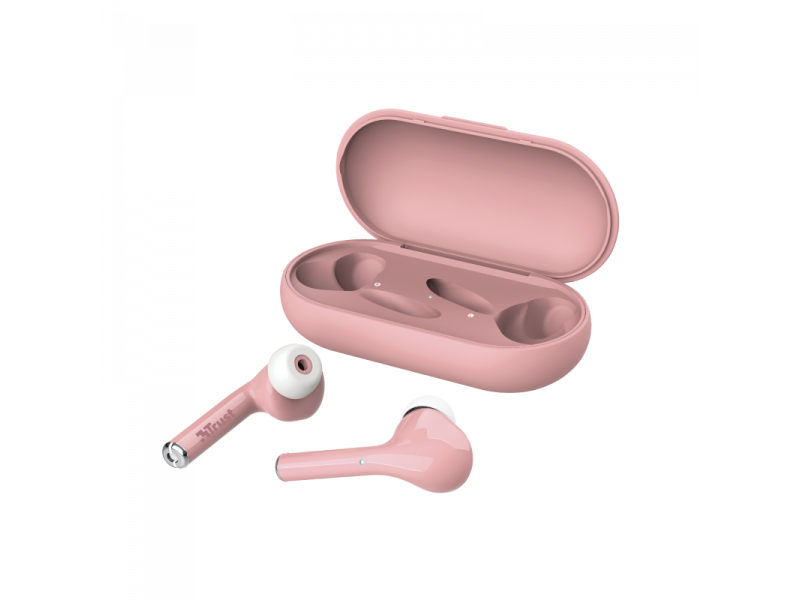 

Наушники беспроводные Trust Nika Touch True Wireless Mic Pink 23704