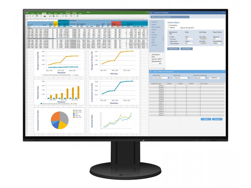 

РК монітор Eizo FlexScan EV2457-BK