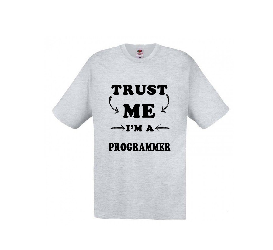 

Футболка Fruit of the loom Programmer  серая (D390, Футболка Fruit of the loom Programmer M серая (D390)