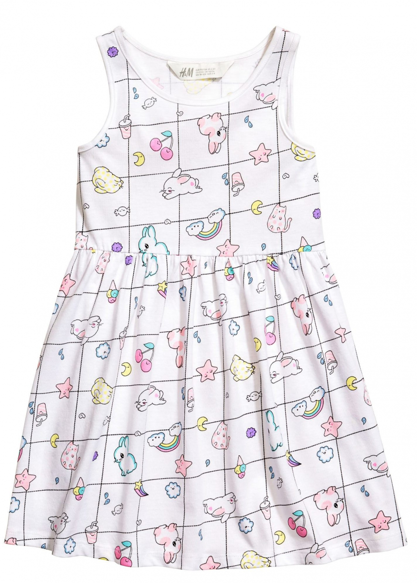 

Сарафан H&M 0480572006 134-140 СМ Белый 64114