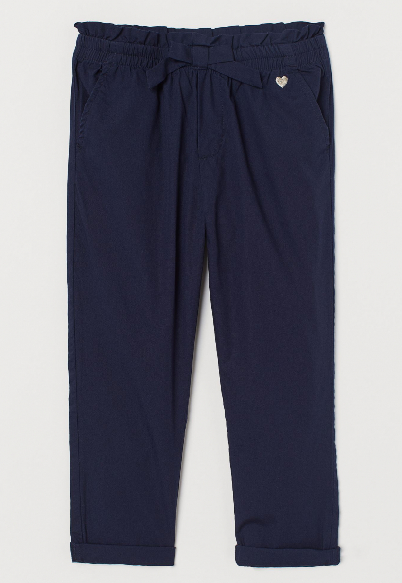 

Брюки H&M 0801732001 110 СМ Темно-синий 64255