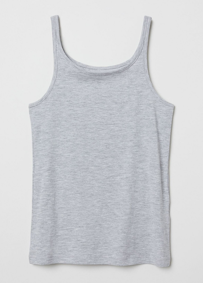 

Майка бельевая для девочки H&M 0678321001 146-152 СМ Серый 64287