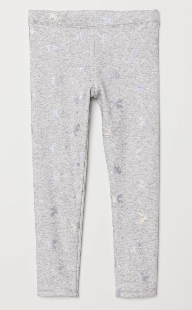 

Лосины для девочки H&M 0717876001 140 СМ Серый 64240