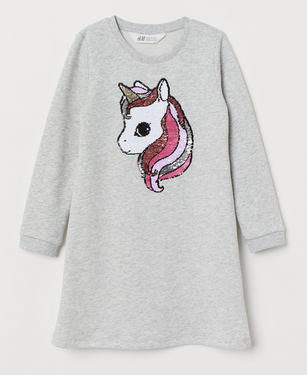 

Платье H&M 0739688001 110-116 СМ Серый 64101