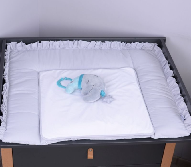 

Пеленальный матрас Baby Veres Macaroon Earl grey Тканевый 72х80 см