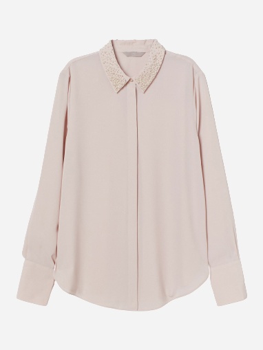 

Блузка H&M 1703-9276501 L Пудра